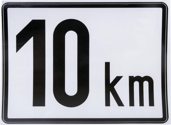 KRAMP Begrenzungsschild Kunststoff BF10A