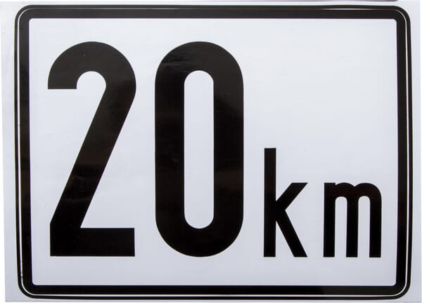 KRAMP Begrenzungsschild Kunststoff BF20A