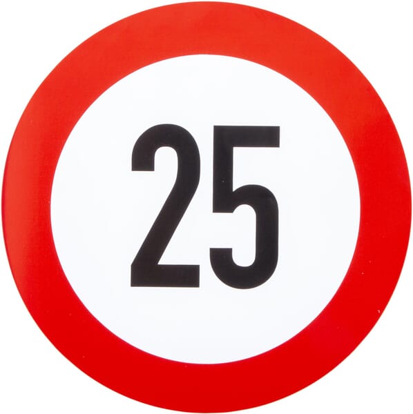 KRAMP Begrenzungsschild Aufkleber BF25S