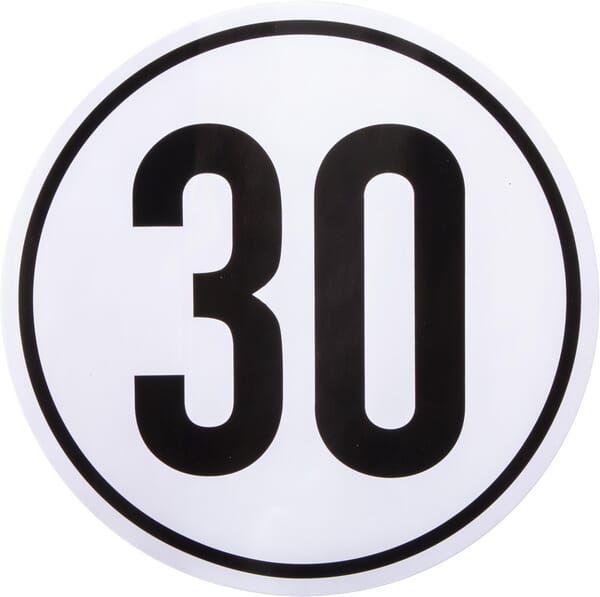 KRAMP Begrenzungsschild 30km BF30