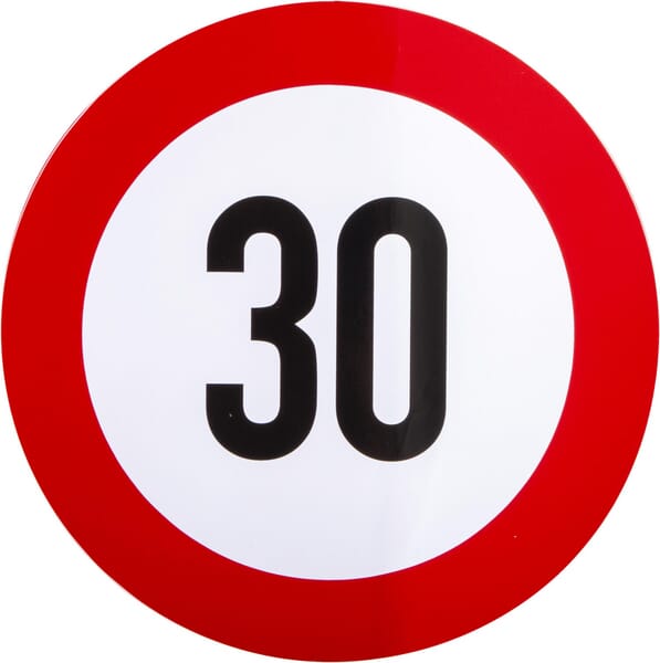 KRAMP Begrenzungsschild Aufkleber BF30S