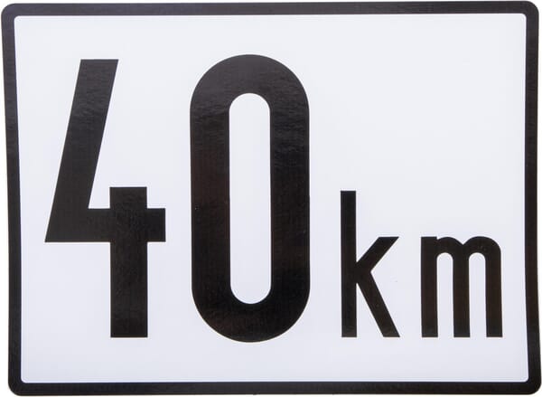 KRAMP Begrenzungsschild Kunststoff BF40A