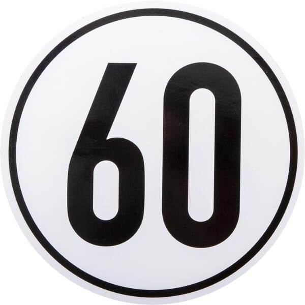 KRAMP Begrenzungsschild 60km BF60