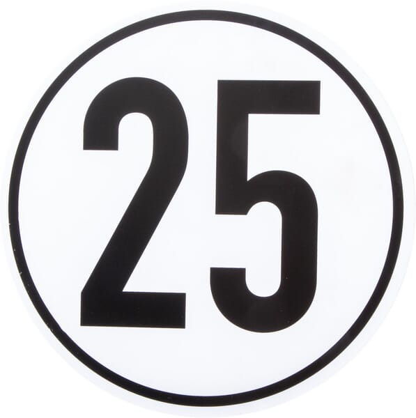 KRAMP Begrenzungsschild Kunststoff BK25