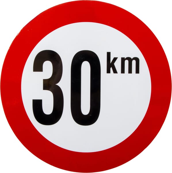 KRAMP Schild 30 km PVC BK30