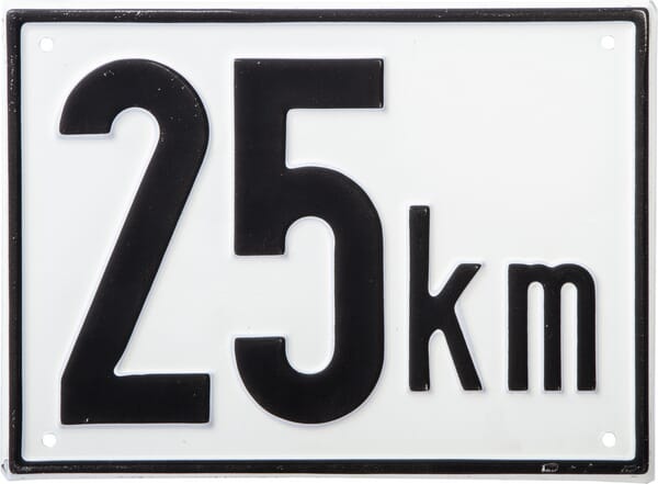 KRAMP Begrenzungsschild Metall BL25A