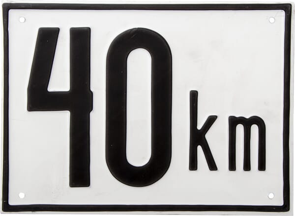 KRAMP Begrenzungsschild BL40A