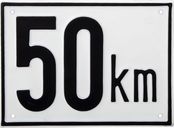 KRAMP Begrenzungsschild BL50A