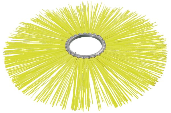 Brush ring 300/110 poly yellow