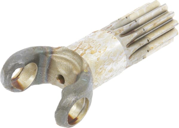 Double joint on the wheel side for