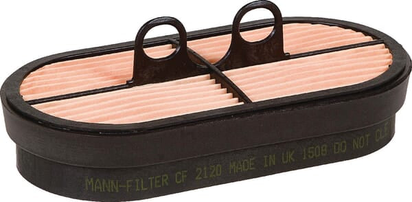 Secondary air filter element