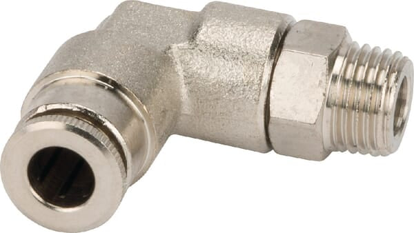 KRAMP Steckverschraubung Ø 6mm 90° drehbar, Außengewinde M10x1 Kramp CLWSS6MK101