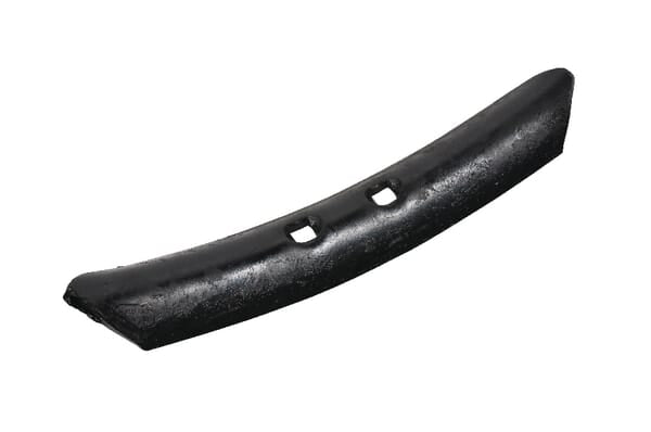KRAMP Grubberspitze 260x60x6mm, reversibel, gehärtet, gekrümmt, 2 Löcher, passend für Universal CP10222