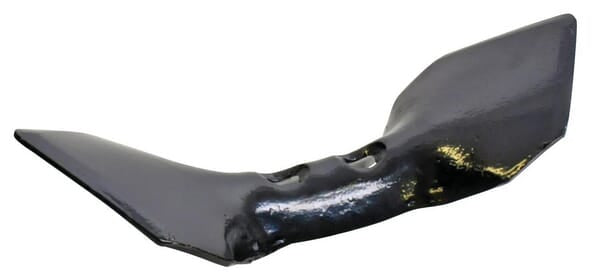 KRAMP Grubberspitze 295x110x6mm, reversibel, gekrümmt, 2 Löcher, passend für Universal CP578GP - 12 Stück