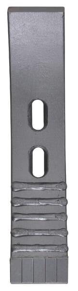 KRAMP Grubberspitze 382x70x20mm, gehärtet, gekrümmt, 2 Löcher, passend für Universal CP696CN