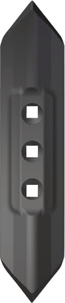 KRAMP Grubberspitze 345x73x13mm, reversibel, gehärtet, flach, 3 Löcher, passend für Universal CP734545