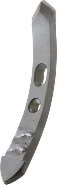 KRAMP Grubberspitze 310x40x20mm, gehärtet, gekrümmt, 2 Löcher, passend für Universal CP781CN
