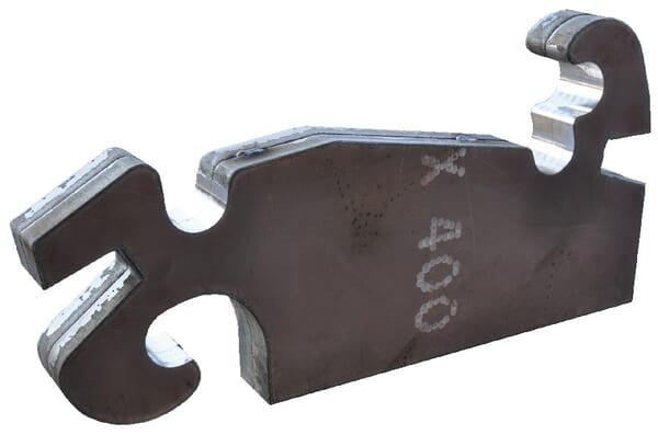 Crochet à souder double CW3