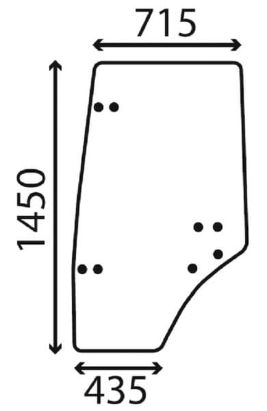KRAMP Türscheibe D7544