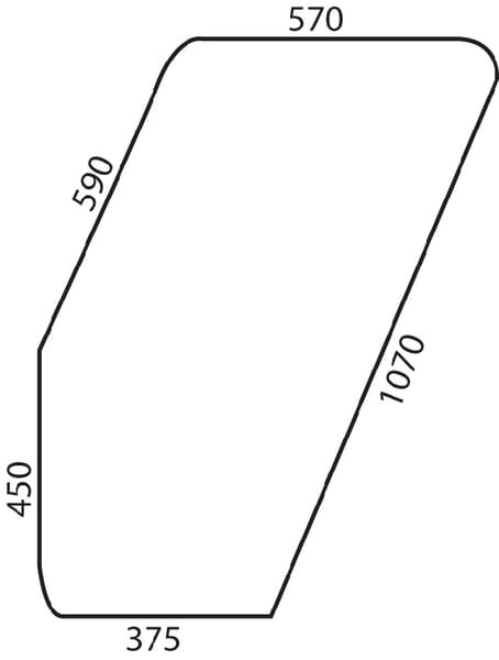 KRAMP Türscheibe D9005T