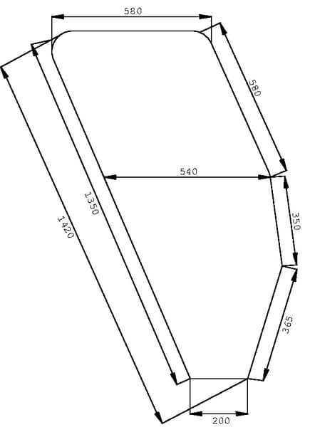 KRAMP Türscheibe D9006T
