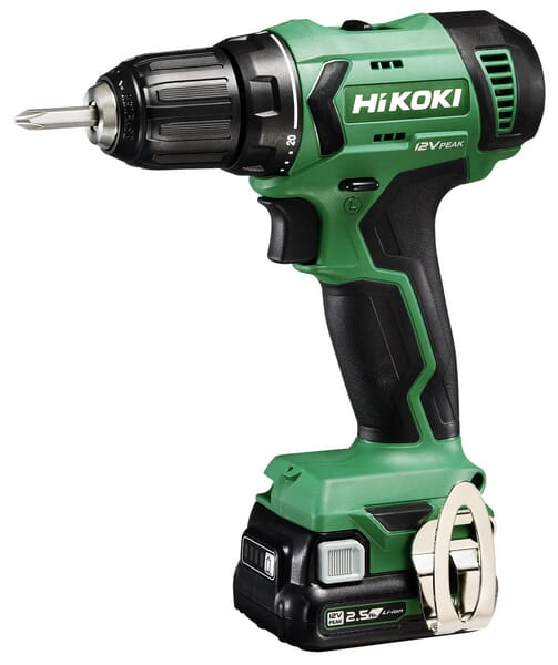 Cordless drill/driver, 12V, 2.5Ah