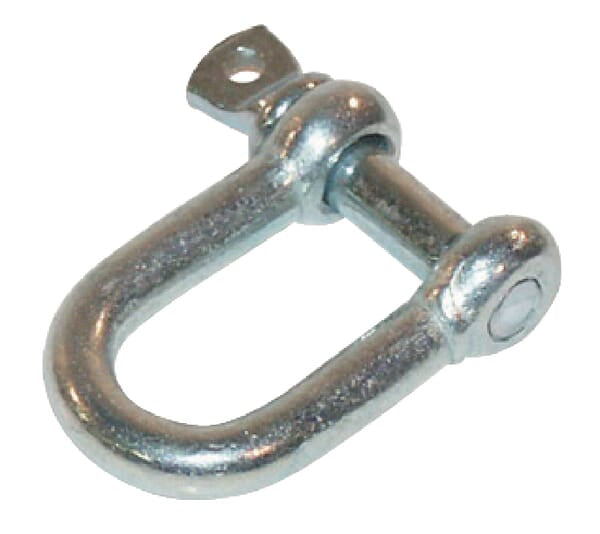 D-shackle galvanized, 6 mm