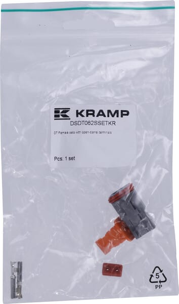 KRAMP Satz DT 2-polige Steckverbinder Buchse - 1 Set - DSDT062SSETKR