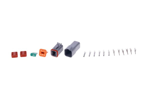 KRAMP Satz DT 6-polige Steckverbinder Stecker + Buchse - 1 Set - DSDTPAIR6PKR