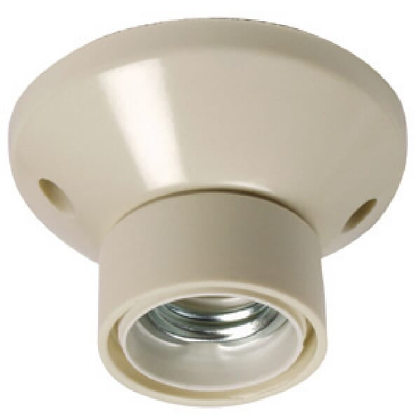 Ceiling light bulb socket E27 white