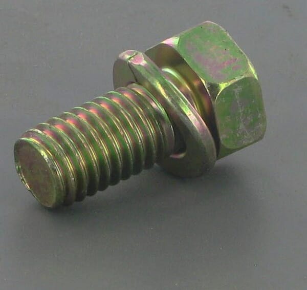 Screw M8x16 with spring.