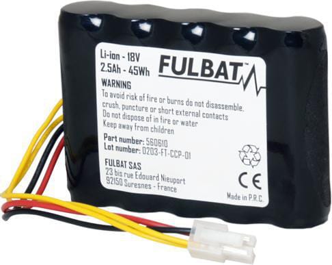 Batterie pour robots tondeuses 18V 2,5 Ah Li-ion