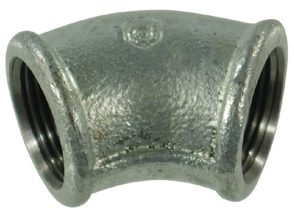 Angle de décalage de 45° Femelle/Femelle 1/2"