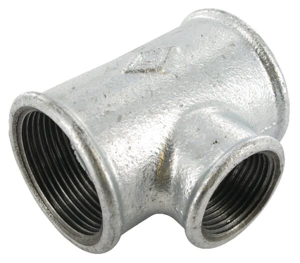 KRAMP T-Stück verzinkt 1 1/2"x1" FG1301121