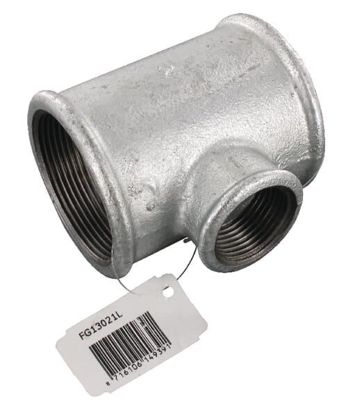 KRAMP T-Stück verzinkt 2"x1" FG13021L