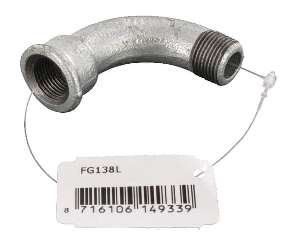 KRAMP Bogen 90° IG/AG verzinkt 3/8" FG138L