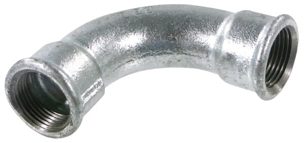 KRAMP Bogen 90° IG/IG verzinkt 3/8" FG238