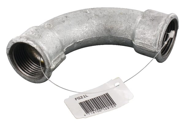 KRAMP Bogen 90° IG/IG verzinkt 1" FG21L
