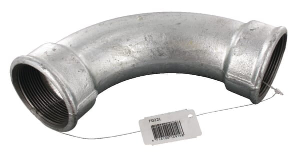 KRAMP Bogen 90° IG/IG verzinkt 2" FG22L