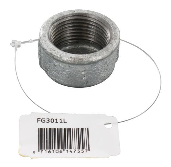 Blindk. rond galvanisé IG 1"