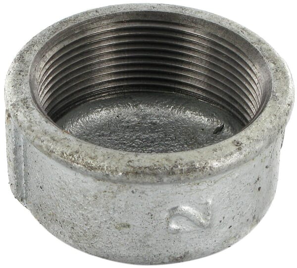 Blindk. rond galvanisé IG 2"