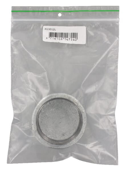 Blindk. rond galvanisé IG 2"