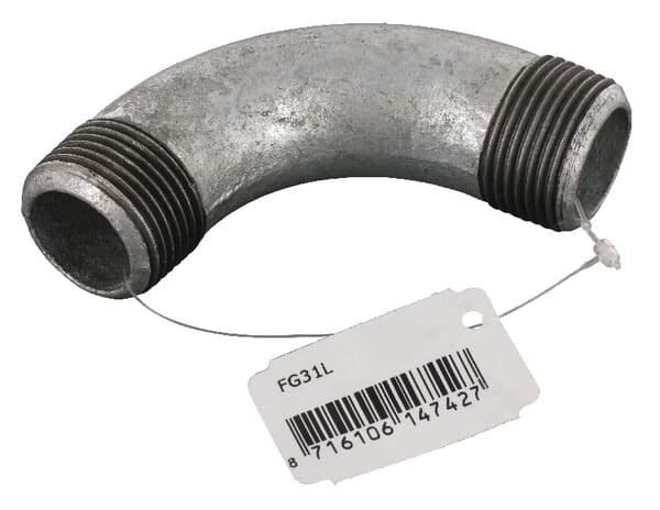 KRAMP Bogen 90° AG/AG verzinkt 1" FG31L