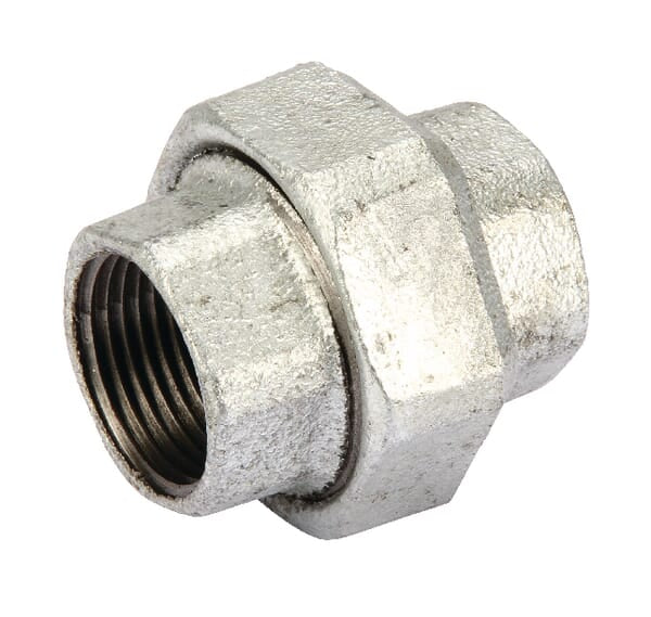 vissé filetage femelle/femelle galvanisé 1"