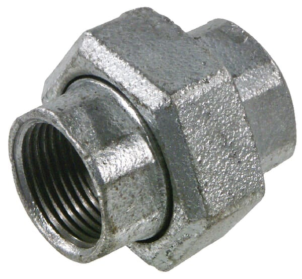 vissé filetage femelle/femelle galvanisé 4"