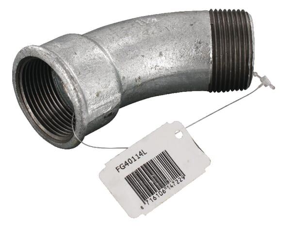 KRAMP Bogen 45° verz. IG/AG 1 1/4" FG40114L