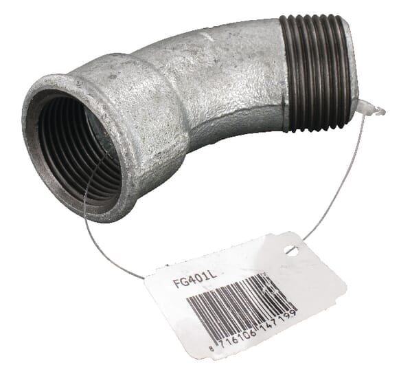 KRAMP Bogen 45° verz. IG/AG 1" FG401L