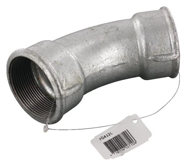 KRAMP Bogen 45° verz. 2xIG 2" FG412L