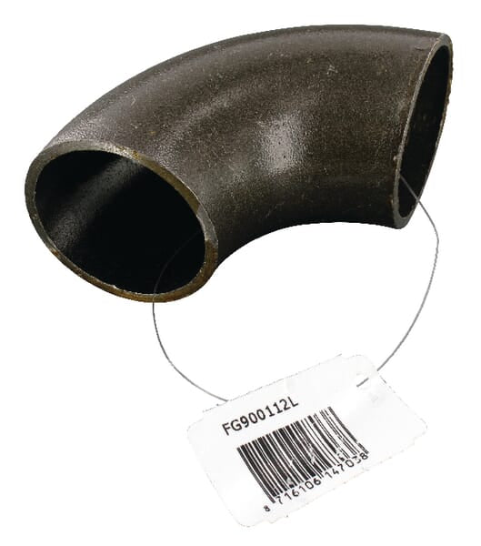 KRAMP Bogen 90° schwarz 1 1/2" FG900112L
