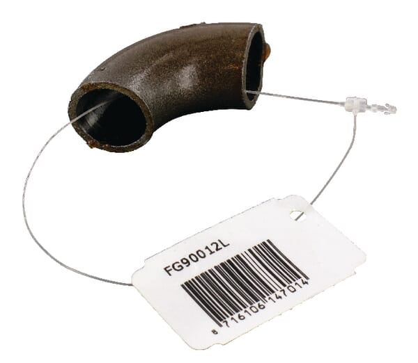 KRAMP Bogen 90° schwarz 1/2" FG90012L